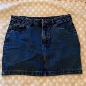 Denim skirt